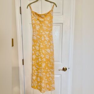 Abercrombie & Fitch Cowl Neck Slip Maxi Dress